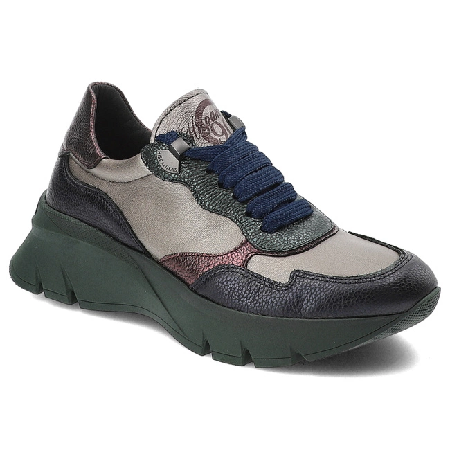 Tenisky Hispanitas - CHI243617 Bolmet-I24 Midnight Napa Str-I24 Acero