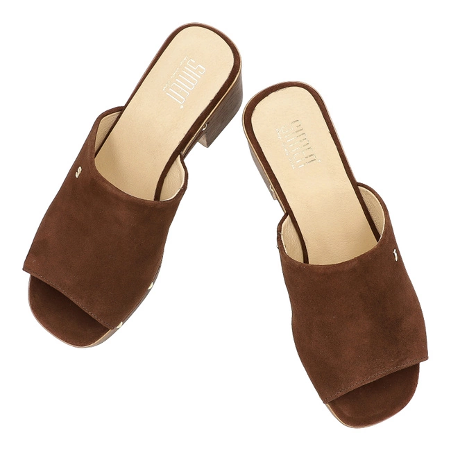 Šľapky SIMEN - 6844A K.W.Brąz