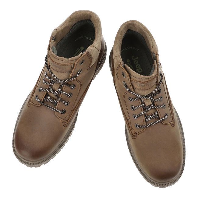 Členkové Topánky JEEP - Willys JM52000A 029 Taupe