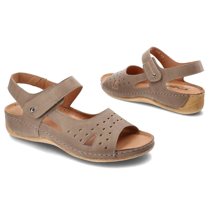 Sandále Pollonus - 5-1515-003 Capuccino