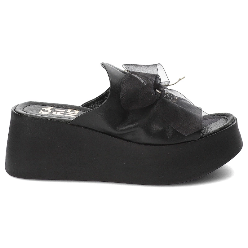 Šľapky Karino - 4976/076-P Czarny/Lico