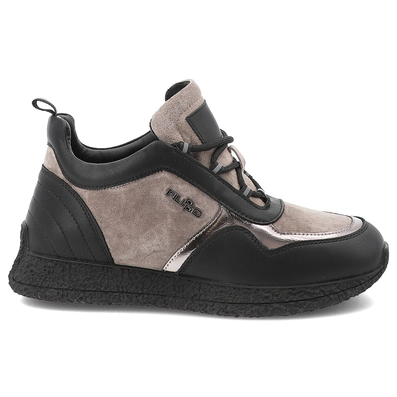 Tenisky FILIPPO - DP7406 TP BK Taupe Czarny