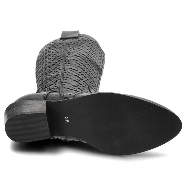 Čižmy Exquisite - 1418 Czarny Groch