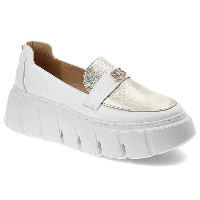 Poltopánky Armodo - 1836 Biały+Złoto