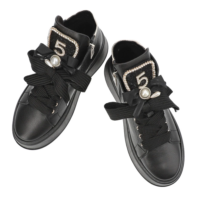 Členkové Topánky Chebello - 4497_-161-074-MIC-S251 Czarny