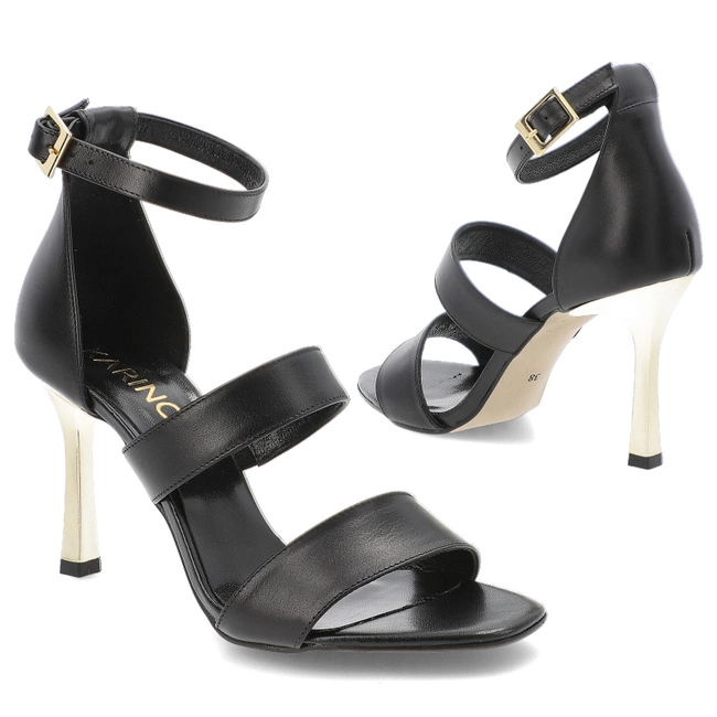 Sandały KARINO - 5677/076-P Czarny/Lico