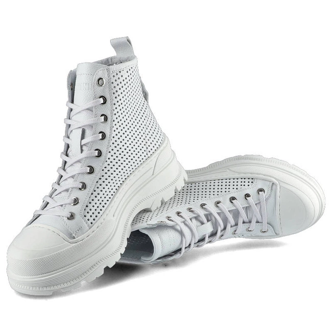 Členkové Topánky Carinii - B7318_-I81-000-000-E53 Biały