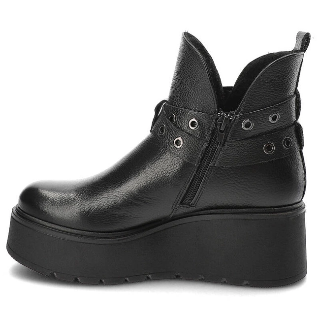 Členkové Topánky Armodo - 1752 Czarny Groch