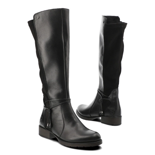 Čižmy Rieker - Z9564-00 Czarny