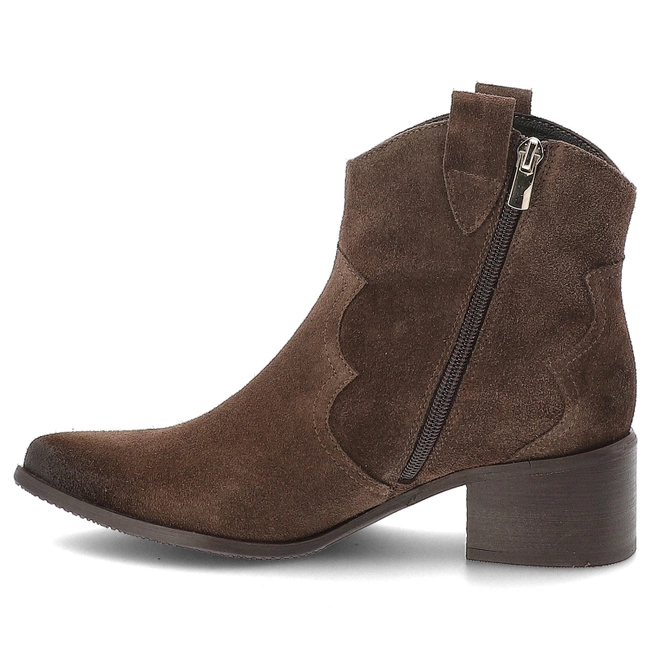 Kovbojky KARINO - 4794/015-F Mokka/Welur