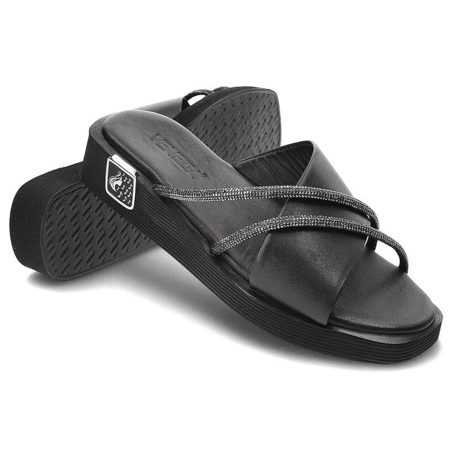 Šľapky Venezia - 03-920 Black