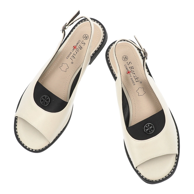 Sandále S.BARSKI - KV51-021 Off-White