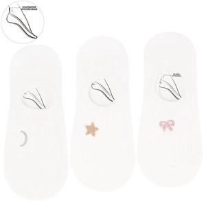 Baleríny MORAJ 3 Pary - CDB200-265 Mix Kolor