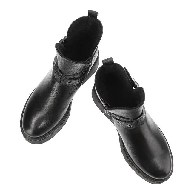 Členkové Topánky Armodo - 1752 Czarny Groch