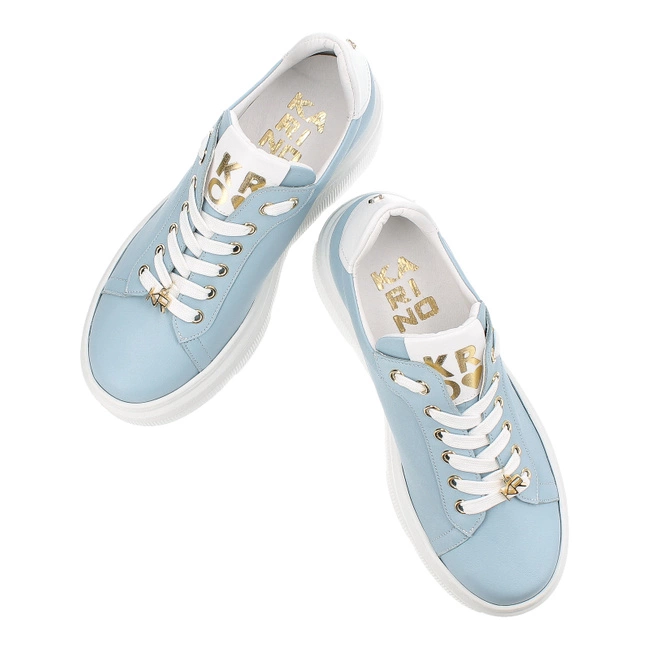 Tenisky Karino - 5060/058-P Niebieski Lico