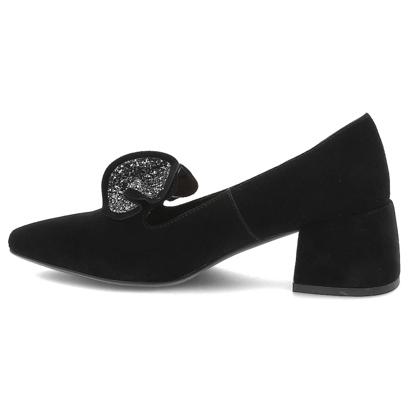 Lodičky S.BARSKI - MR52-181 Black/Silver