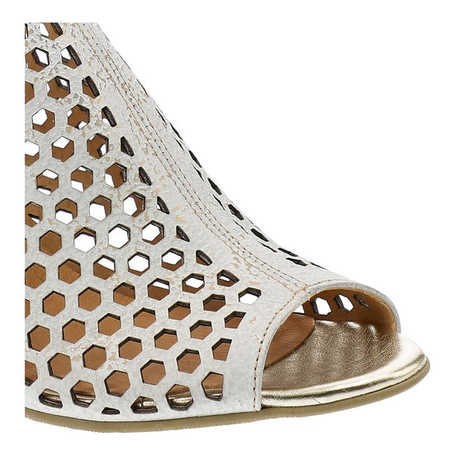 Sandále Clasicco - 0420 Biały/Złoty 1101