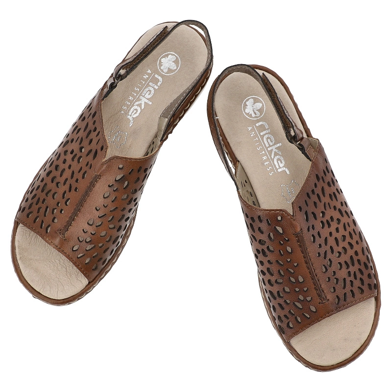 Sandále RIEKER - 65985-25 Brown