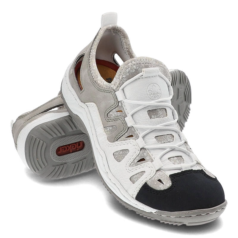 Poltopánky Rieker - L0539-80 White Combination