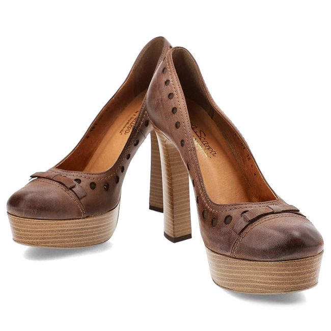 Poltopánky Szydłowski - 181 Brązowy Czekoladowy SM-1461 TL+S-12