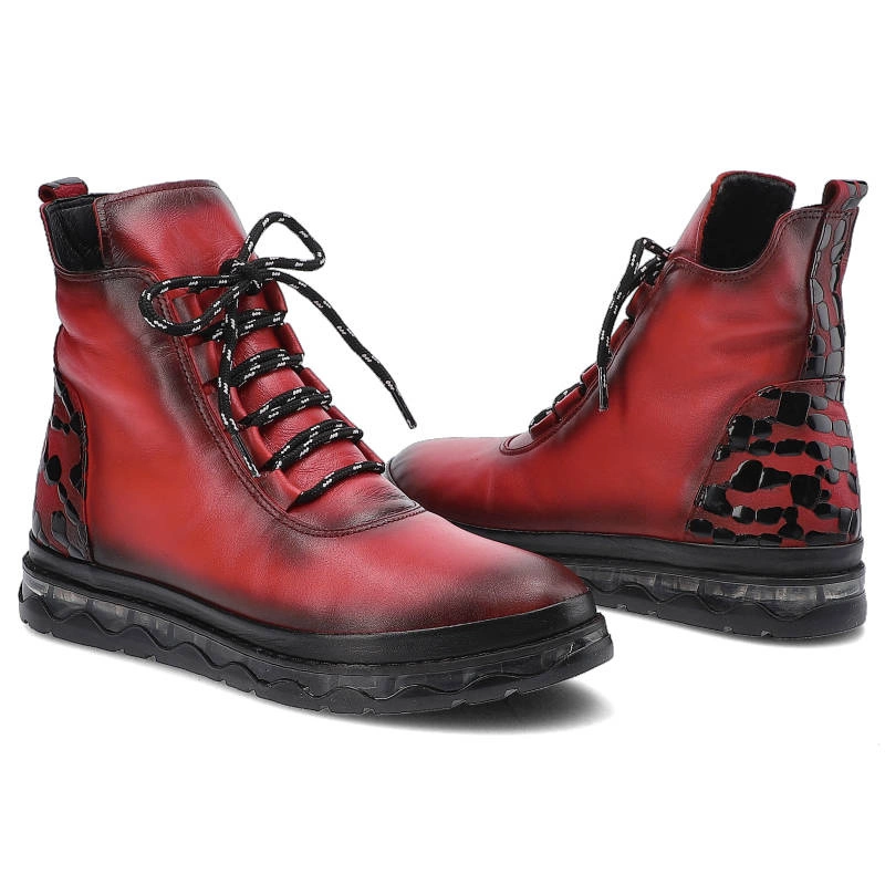 Členkové Topánky Artiker - 49C0782 Czerwony 4-42