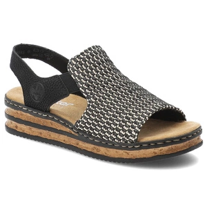 Sandále RIEKER - 62971-00 Black Combination