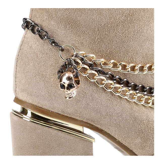 Členkové Topánky Carinii - B7174_-O17-000-000-E03 Beż