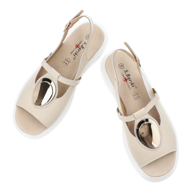 Sandále S.BARSKI - GR51-603 Beige