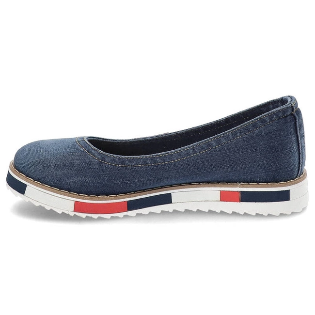 Baleríny Artiker - 40C0208 Jeans