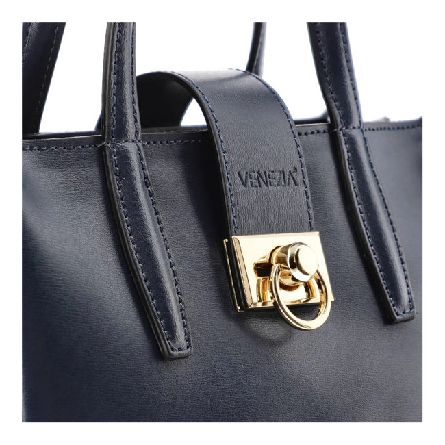 Kabelka Venezia - 100-2252-Y BO BS Granatowy