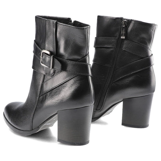 Členkové Topánky Pollonus - 5815 Czarny Lico