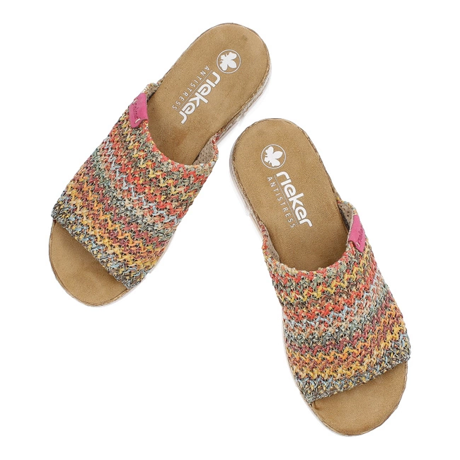 Šľapky Rieker - V2369-90 Multi Kolorowe