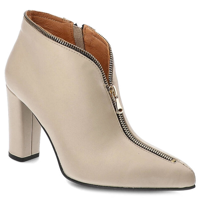 Členkové Topánky Simen - 6153A Beżowy