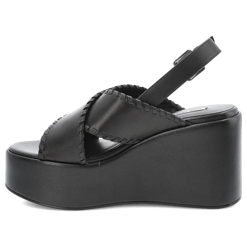 Sandále KARL LAGERFELD - KL33372 000 Black Lthr