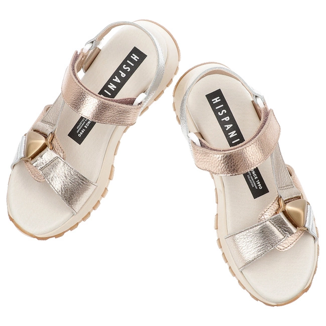 Sandále HISPANITAS - CHV253896 Boleromet-V25 Silver Boleromet-V25 Cava