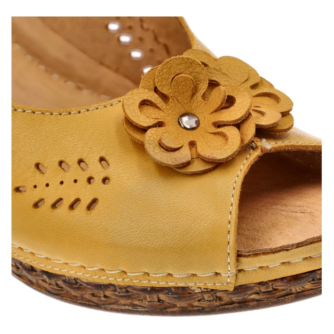 Sandále Pollonus - 5-1521-006 Żółty