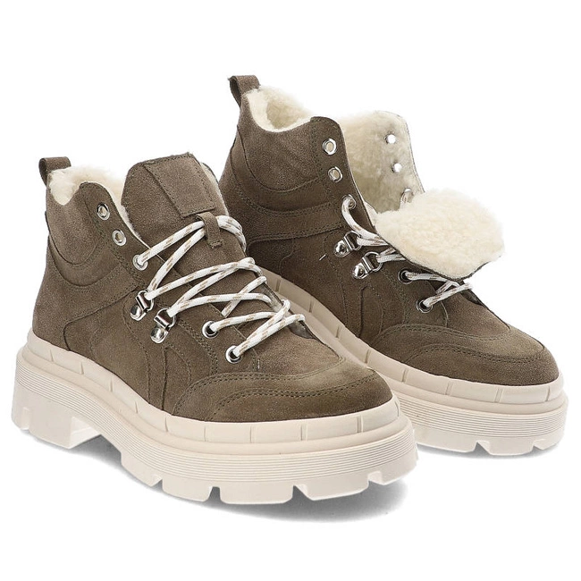 Členkové Topánky Kampa - N632S2 Brąz 648