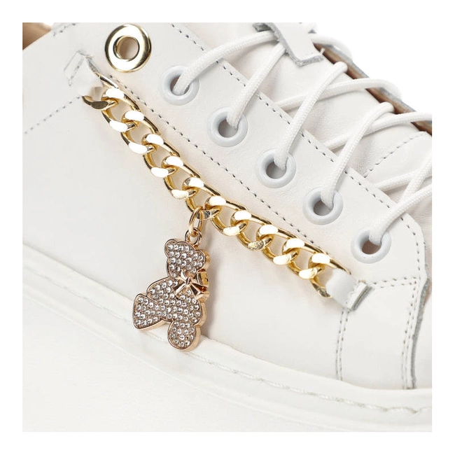 Tenisky Damiss - DS-719 Białe Lico/Złoto