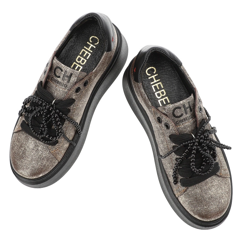 Tenisky CHEBELLO - 4696_-534-002-PSK-S251 Czarno/Złoty