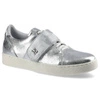 Tenisky Simen - 366A Srebro/Komando Biało-Srebrne