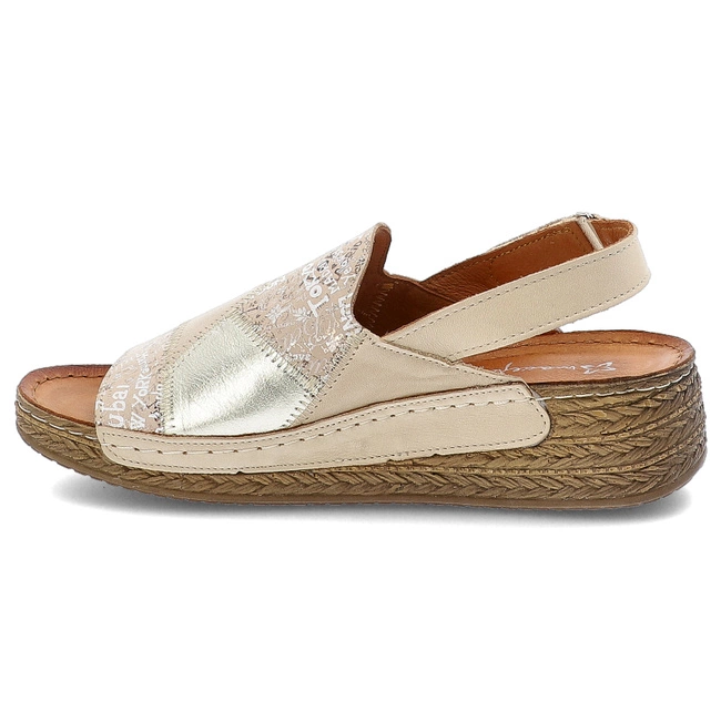 Sandále MACIEJKA - L7067-04/00-1 Beż