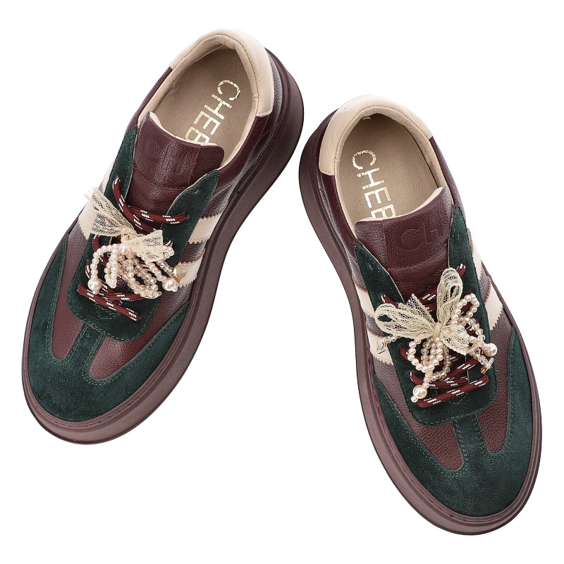 Tenisky CHEBELLO - 4805_-148-536-PSK-S251 Bordo