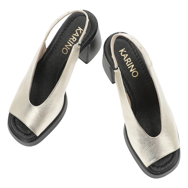 Sandále KARINO - 5544/112-P C.Złoty/Lico