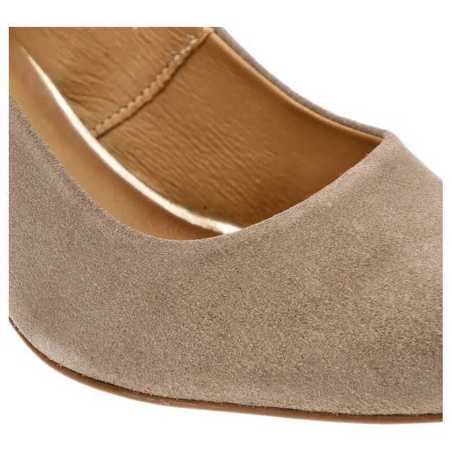 Lodičky Maciejka - 3356S-04/00-1 Beż+Kwiaty