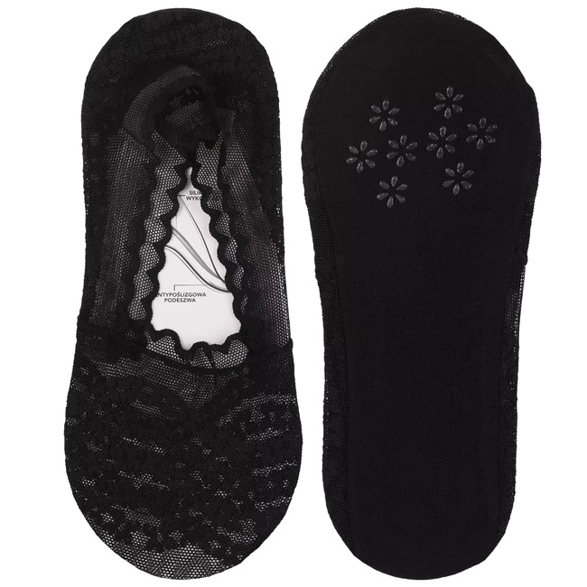 Baleríny MORAJ 3 Pary - CDB250-002 Czarny