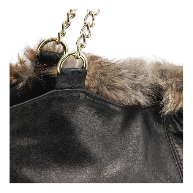 Kabelka Luka-Pelli - T30-2 Z Naturalnym Futrem Z Królika