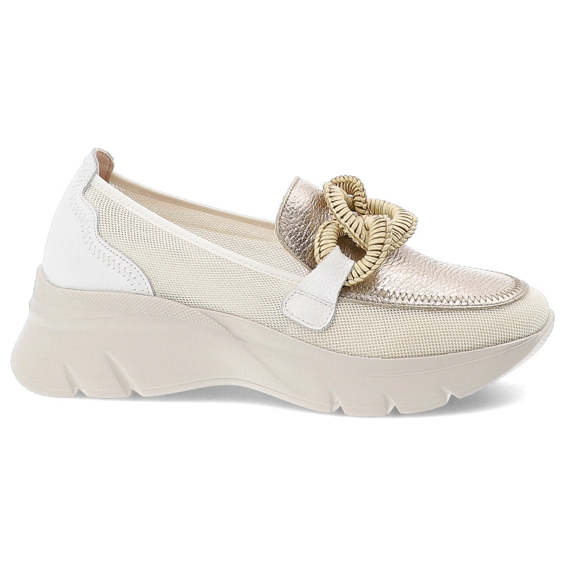 Poltopánky HISPANITAS - HV254050 Mesh-V25 White Boleromet-V25 Cava