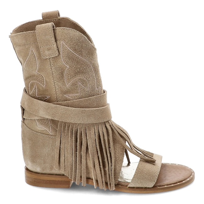 Členkové Topánky Carinii - B9573_-O17-000-000-B89 Beż