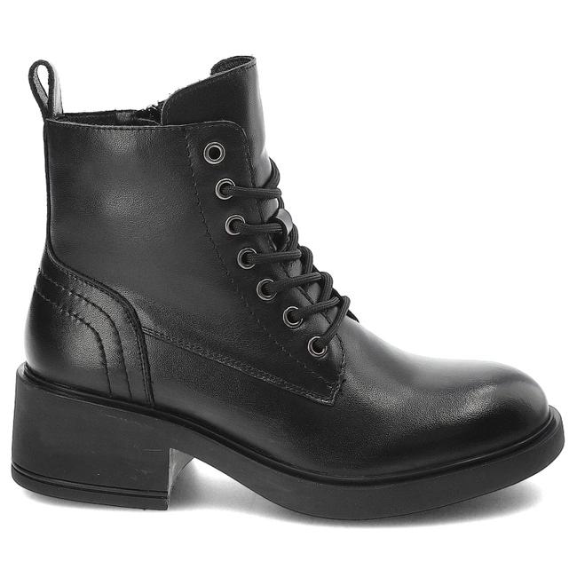 Šnúrovacie Členkové Topánky Cambell - 24-29300BK Czarny