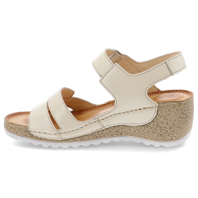 Sandále WASAK - 0757 Waniliowy